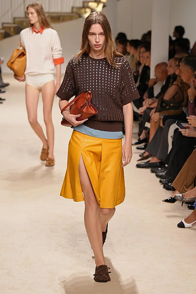 Tod's look during Milan Fashion Week.