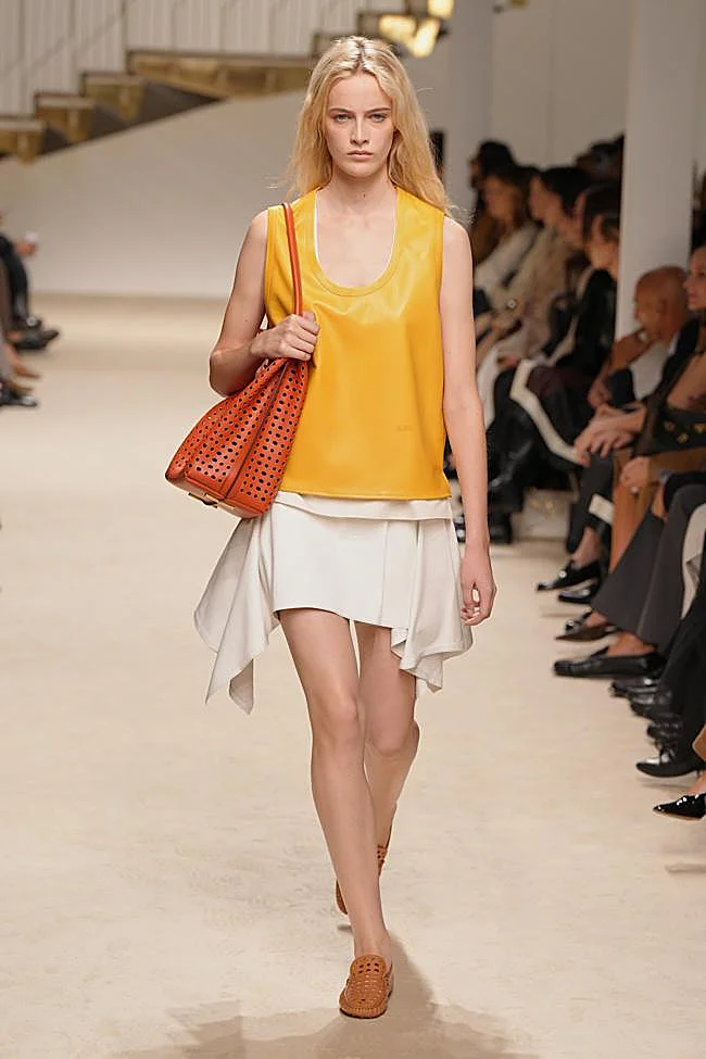 Tod's look during Milan Fashion Week.