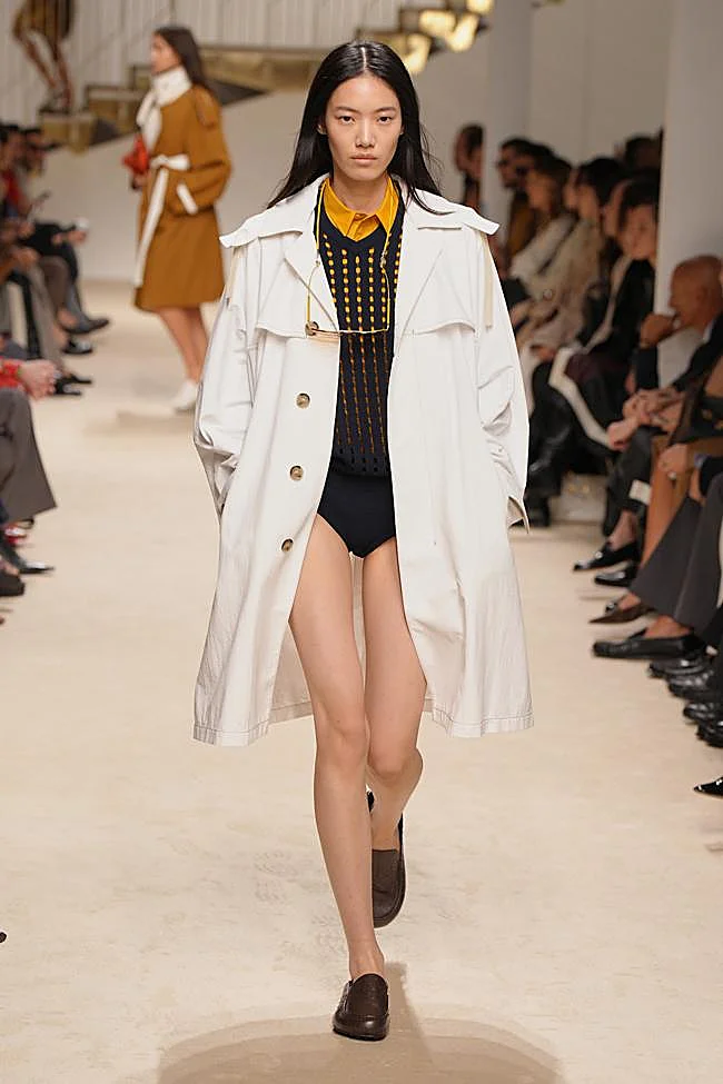 Tod's look during Milan Fashion Week.