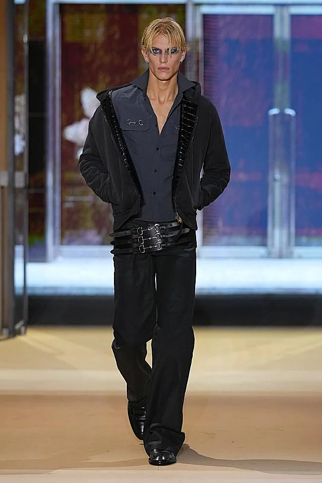 Look de Gucci durante la Semana de la Moda de Milán.