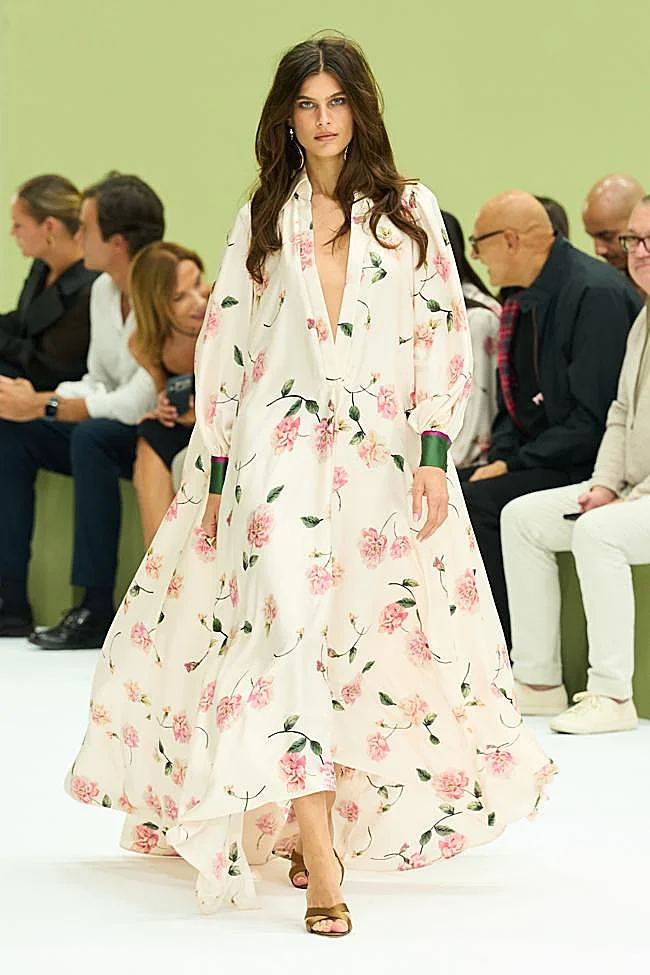 Look de Luisa Spagnoli durante la Semana de la Moda de Milán.