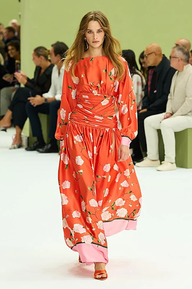Look de Luisa Spagnoli durante la Semana de la Moda de Milán.
