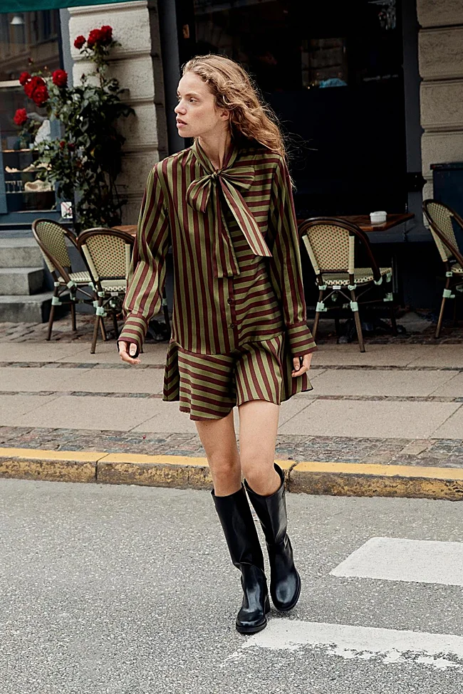 Vestido estampado de Zara (39,99 euros)