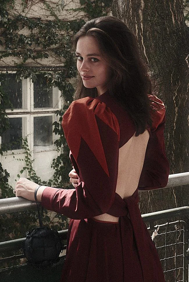 Eugenia de Hannover con un vestido de IQ.