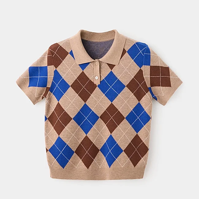 Mango diamond-pattern polo (29,99 euros)
