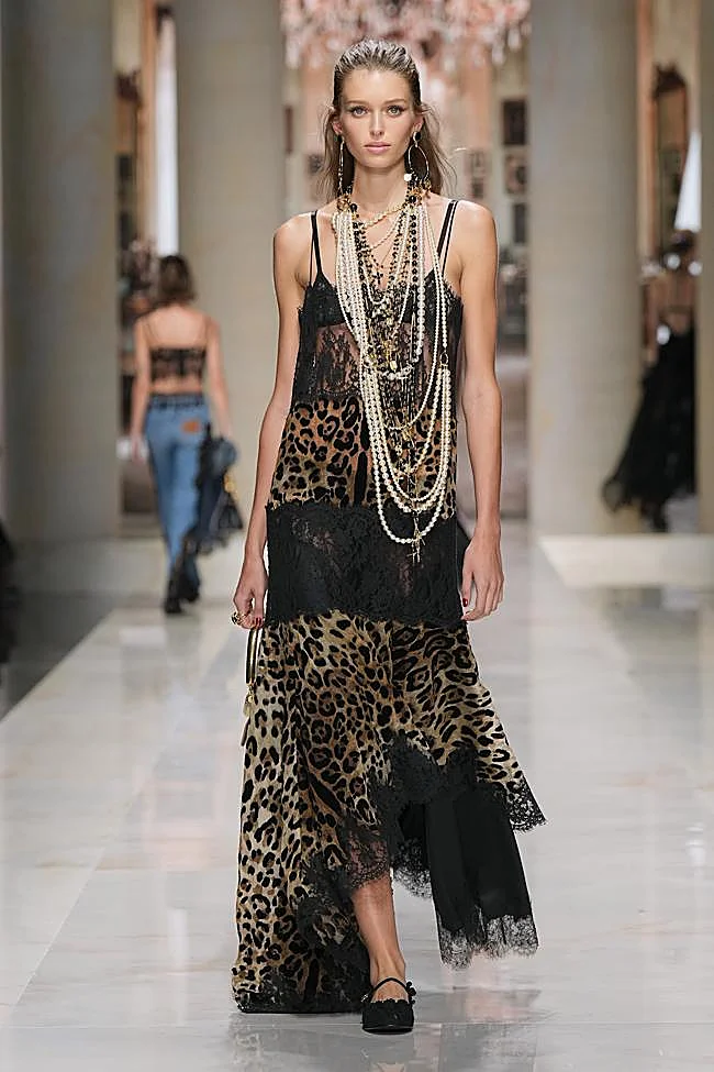 Look by Dolce & Gabbana during Milan Fashion Week.