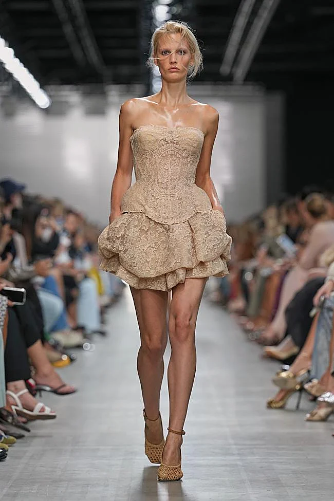 Look by Ermanno Scervino during Milan Fashion Week.