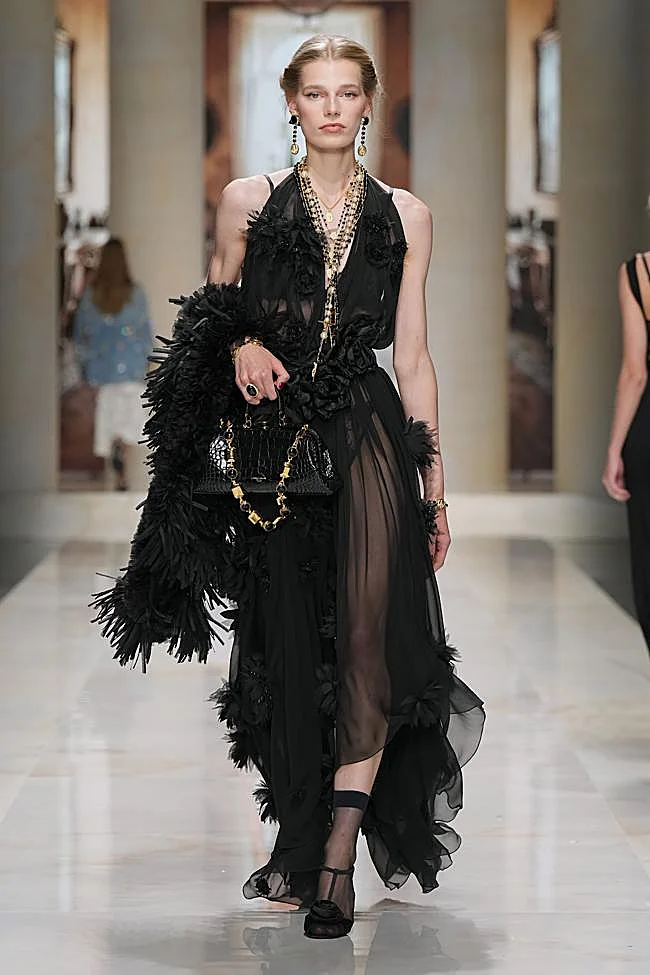 Look by Dolce & Gabbana during Milan Fashion Week.