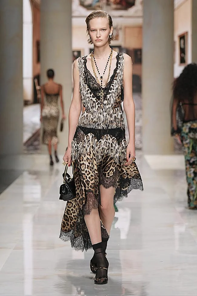 Look by Dolce & Gabbana during Milan Fashion Week.