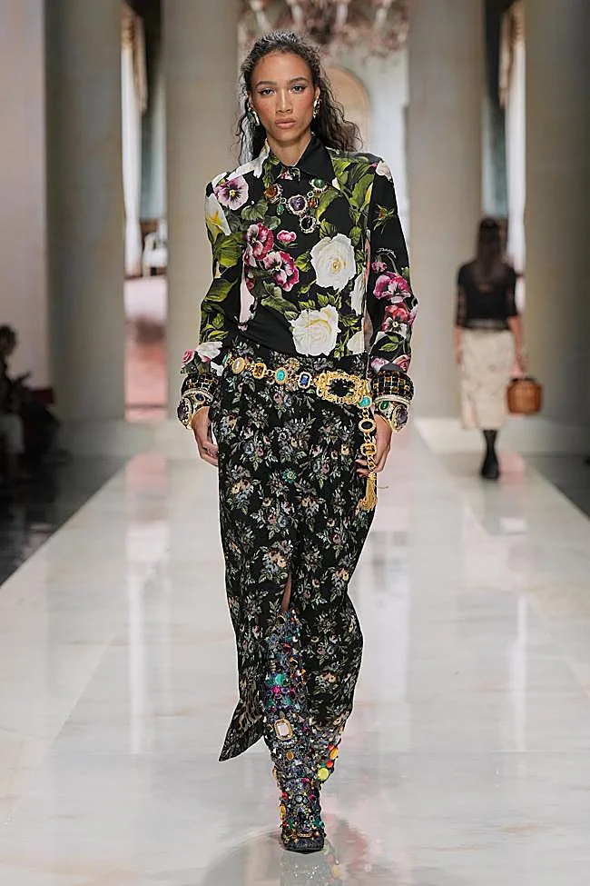 Look by Dolce & Gabbana during Milan Fashion Week.