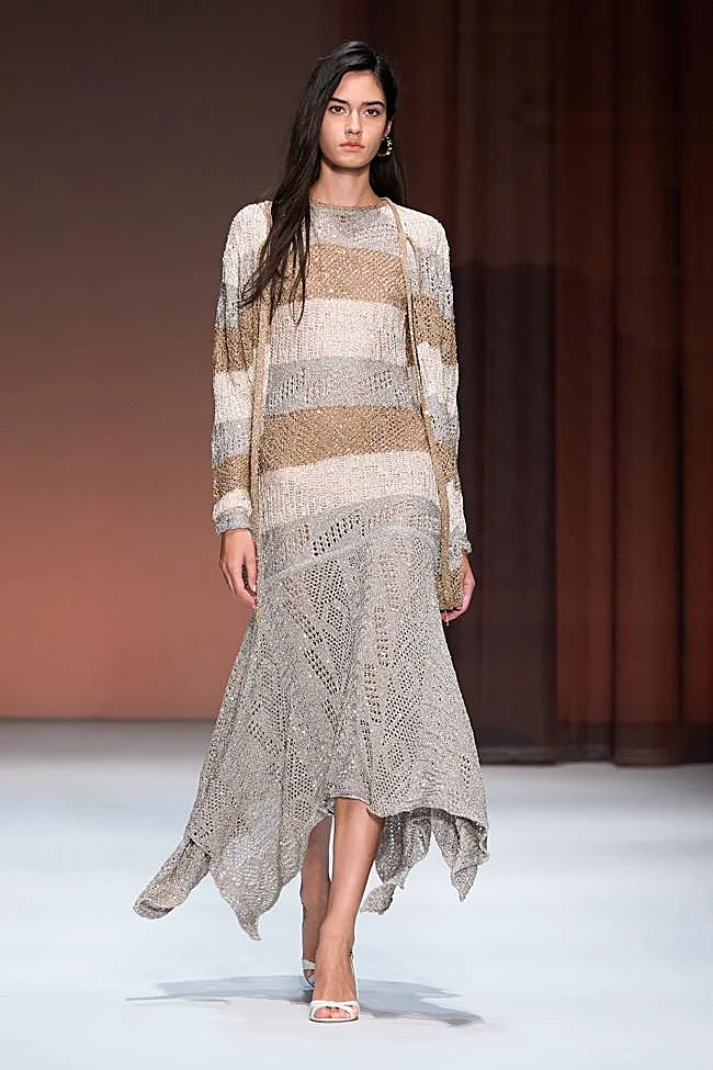 Look by Laura Biagiotti during Milan Fashion Week.