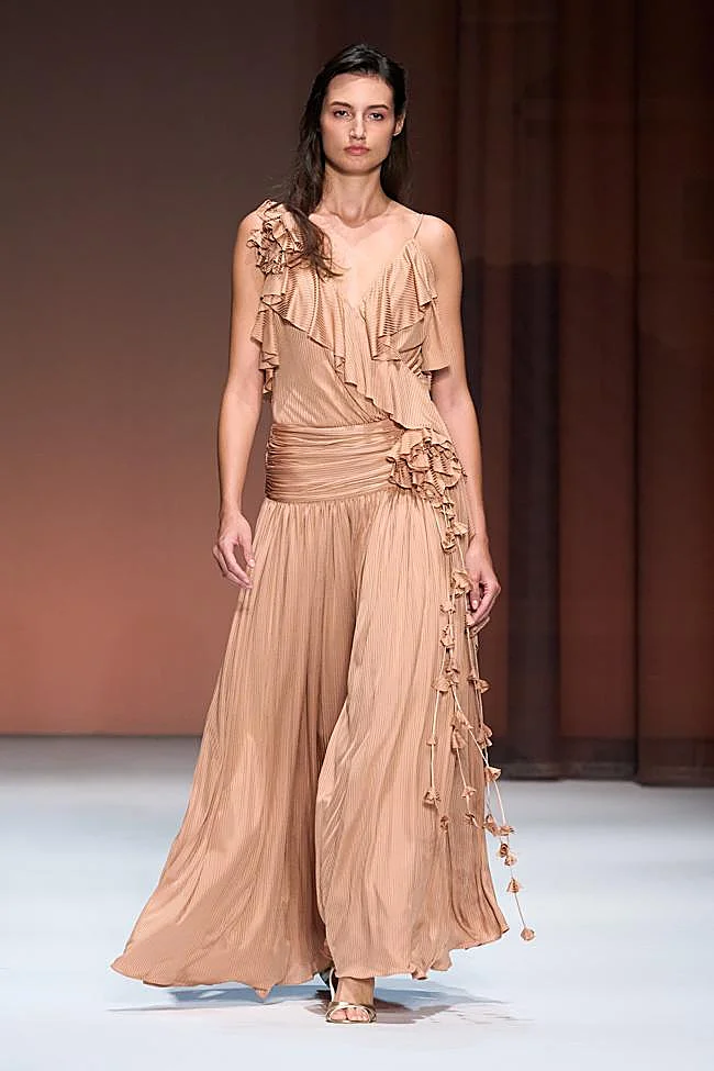 Look by Laura Biagiotti during Milan Fashion Week.