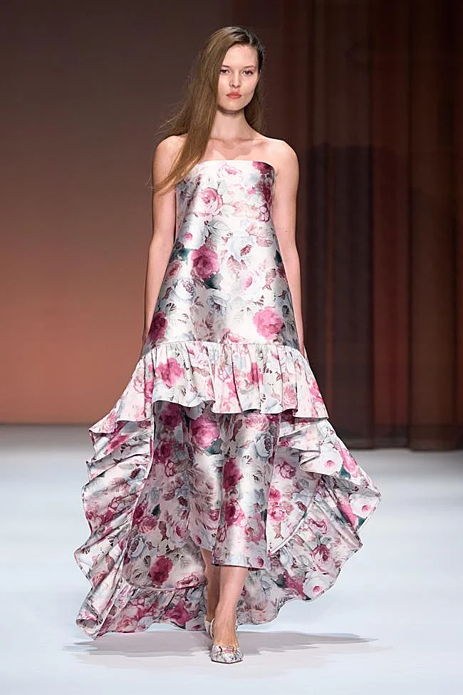 Look by Laura Biagiotti during Milan Fashion Week.
