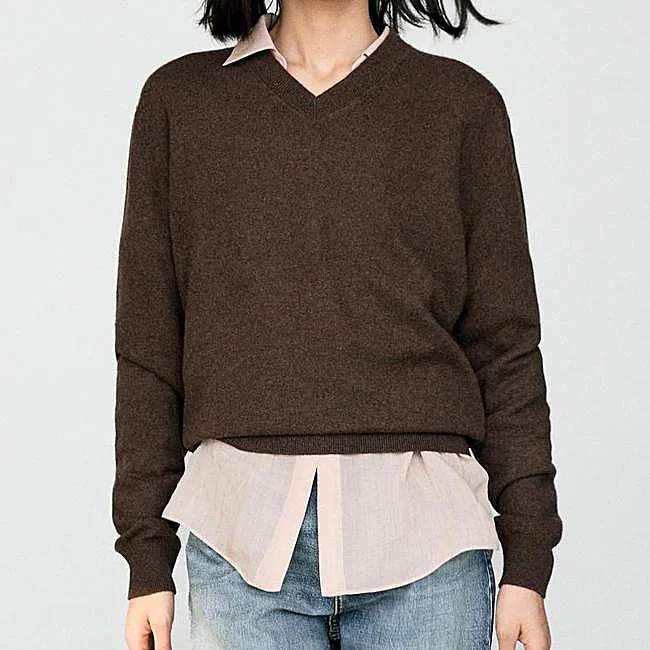 Jersey marrón de Massimo Dutti, 149 euros.