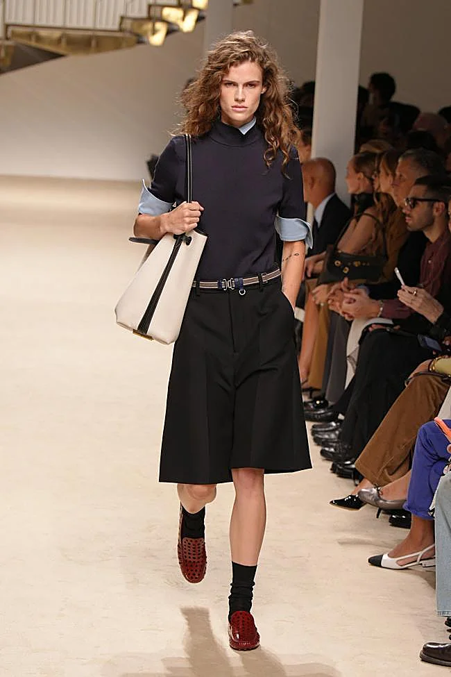 Tod's look during Milan Fashion Week.