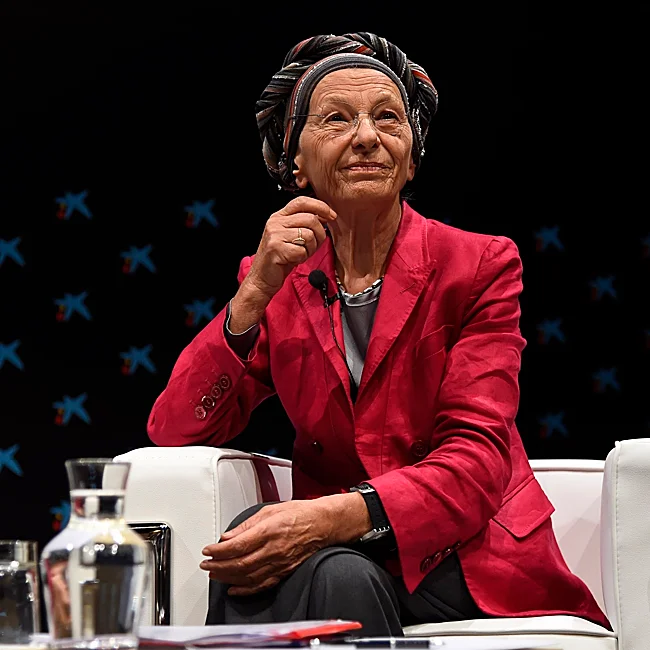 Emma Bonino, during a visit to Madrid in 2015.