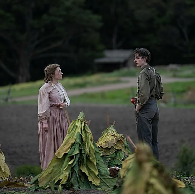 Florence Pugh and Mike Faist in an image from the miniseries East of Eden.