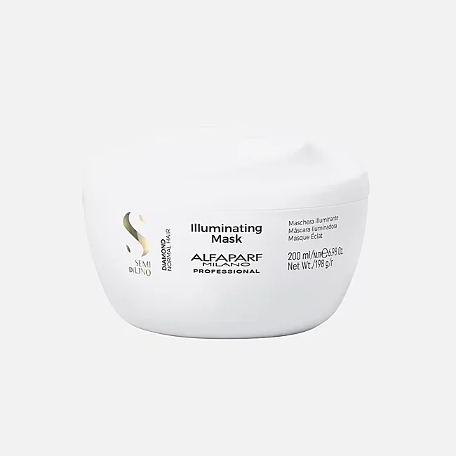 Semi di Lino Diamond Illuminating Mask de Alfaparf .