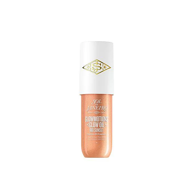 Loción corporal Glowmotions Glow Oil de Sol de Janeiro.
