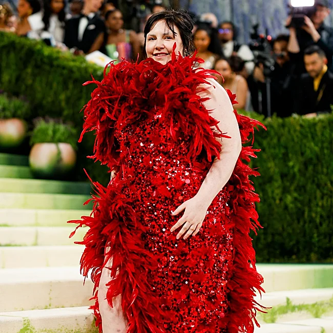 Lena Dunham, en la MET gala 2026.