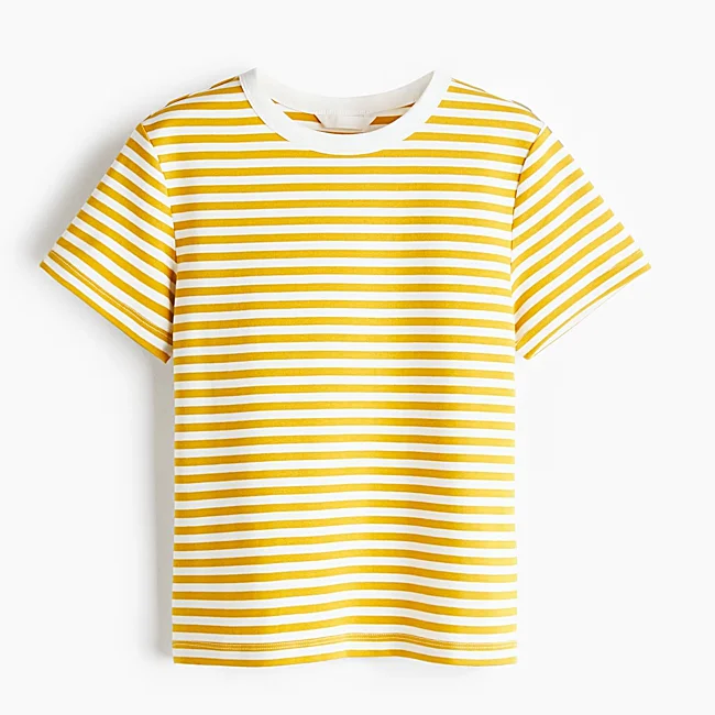 Camiseta con estampado de rayas de H&M (9,99 euros)