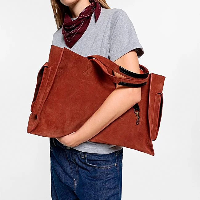Bolso shopper de ante de Parfois.