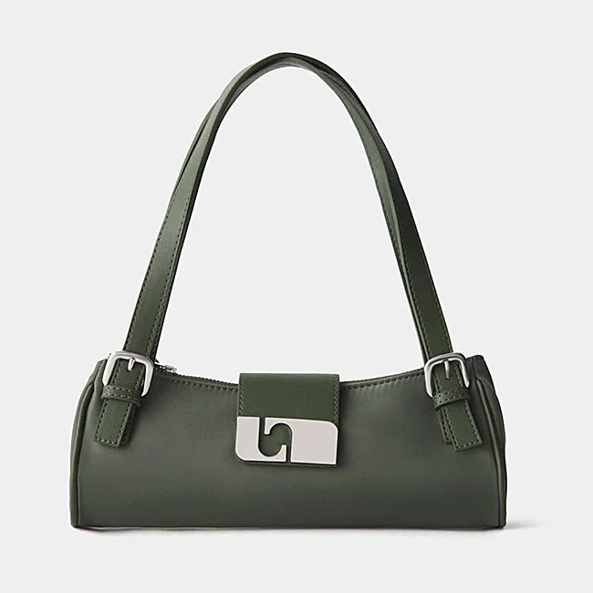 Bolso verde caqui de Laagam (89,99 euros)