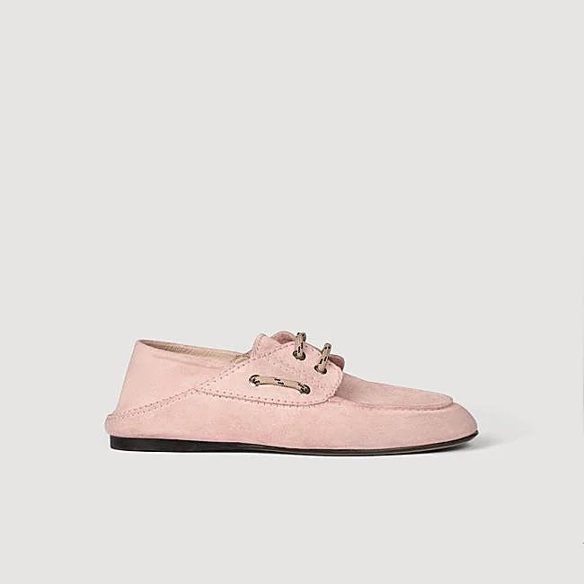 Mocasines rosas de Sandro, 147,50 euros.