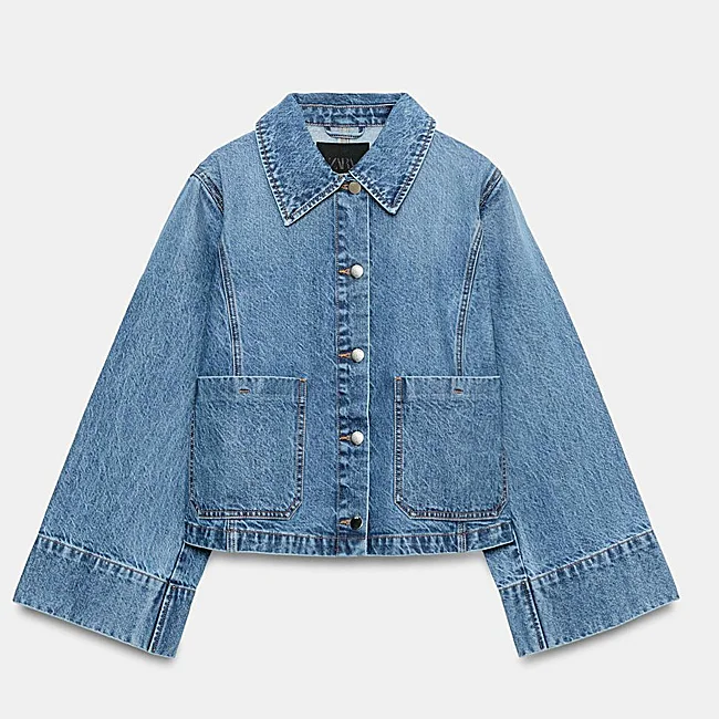 Chaqueta vaquera de Zara (25,99 euros)