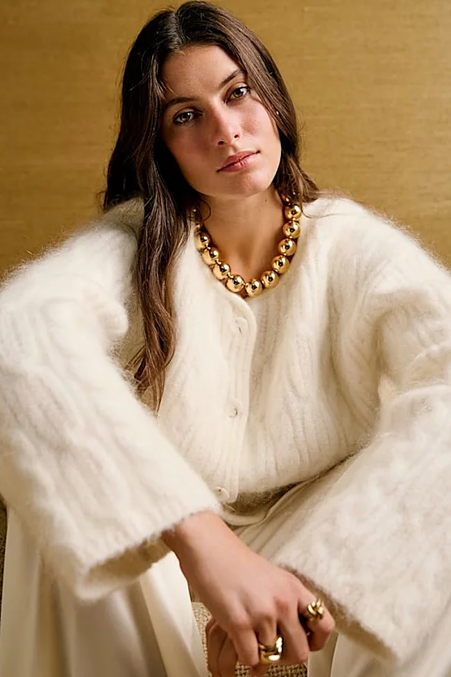 Sézane Cashmere Jacket (175 euros)