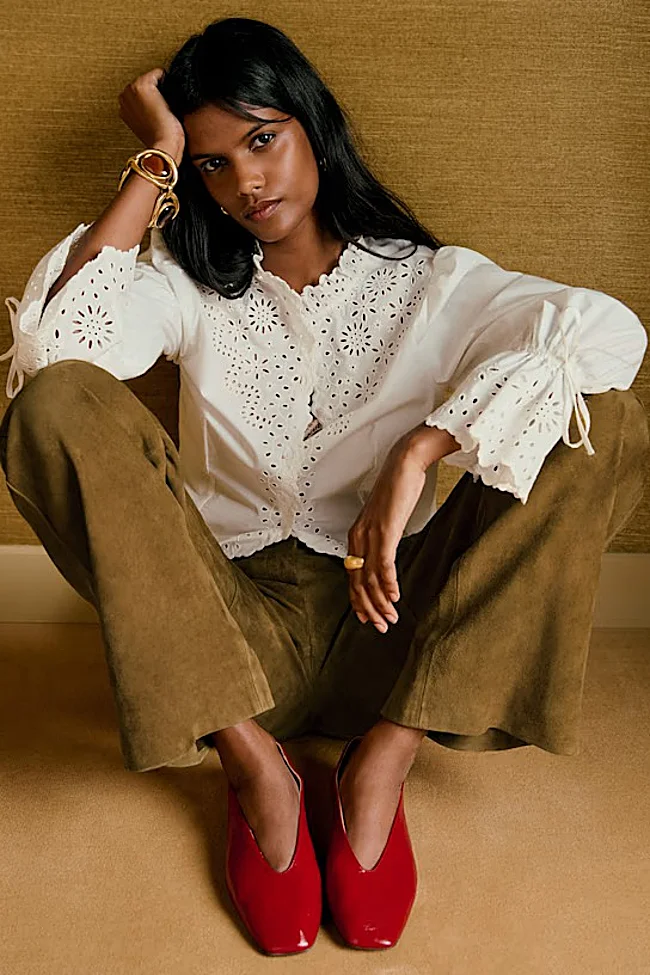 Sézane White Shirt (115 euros)