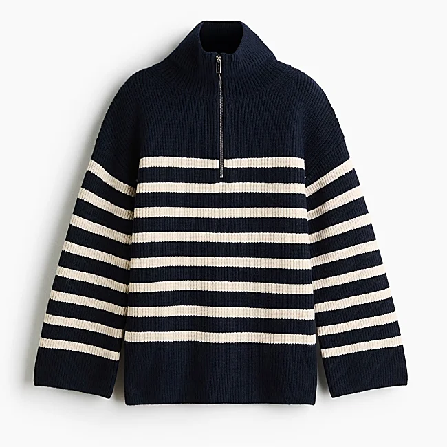 Jersey con estampado de rayas de H&M (34,99 euros)