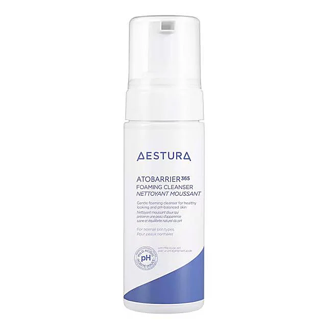 Limpiador facial ATOBARRIER365 de Aestura.