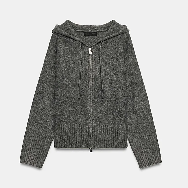 Gray Zara Jacket (35.99 euros)