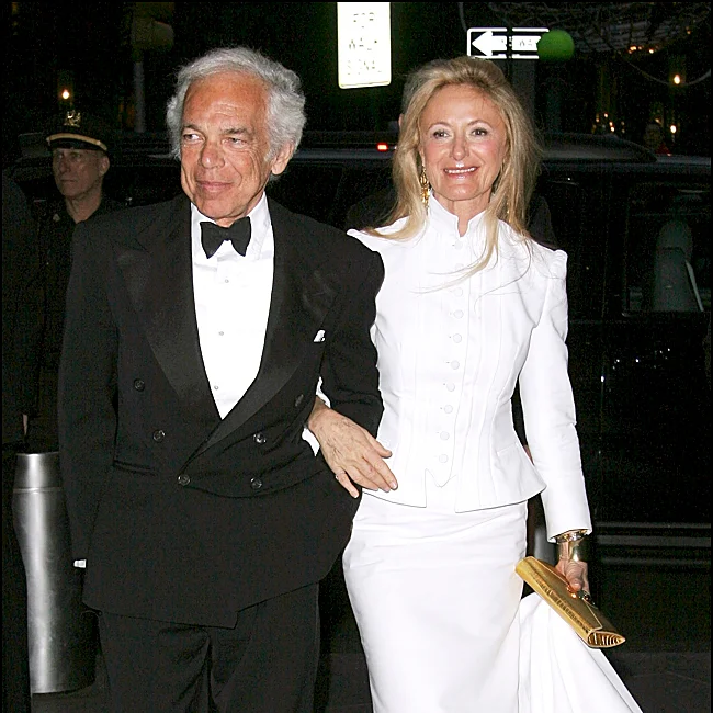 Ralph Lauren junto a su esposa, Ricky.