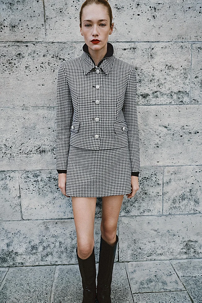 Conjunto estampado de Zara
