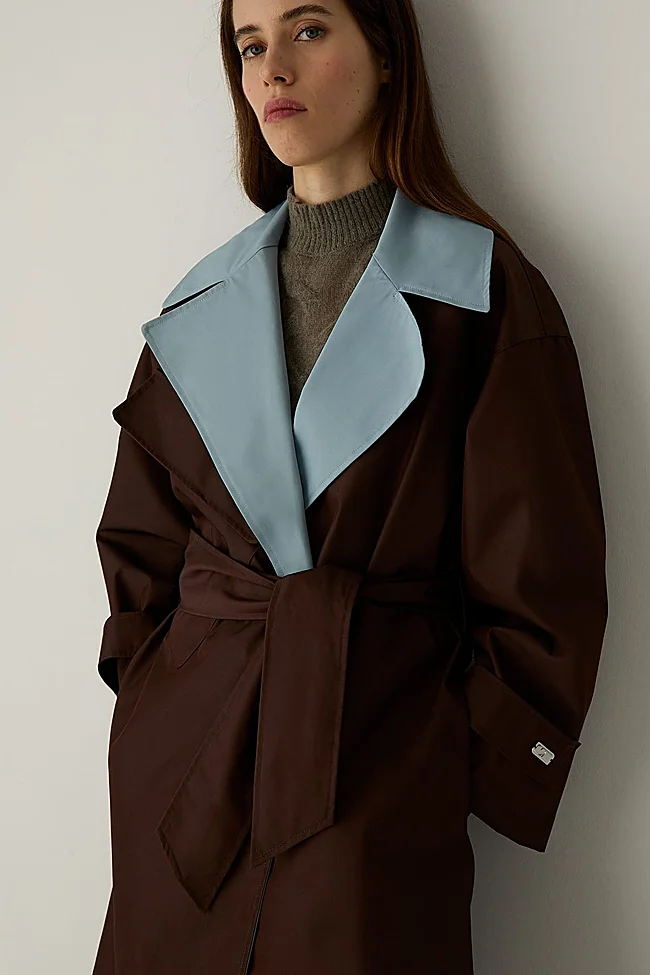 Chaqueta tipo trench de Laagam (179 euros)