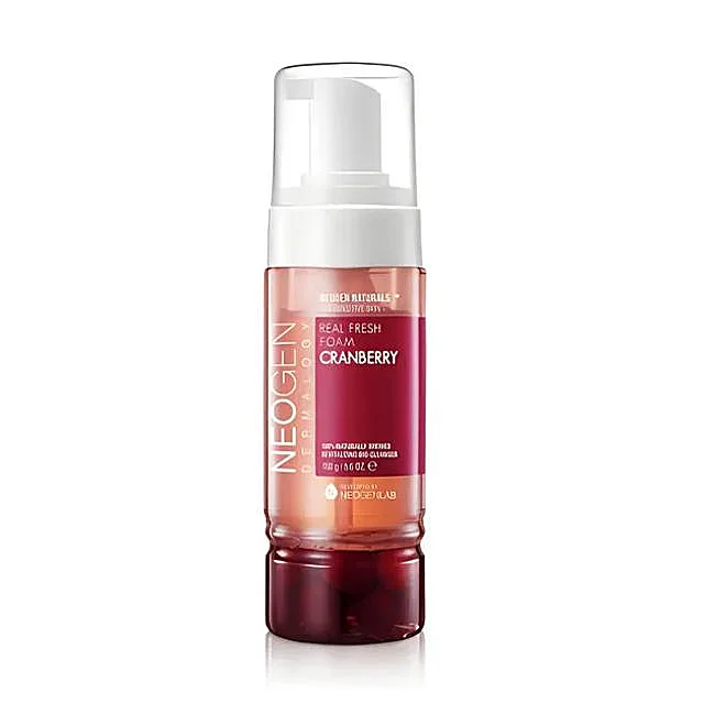 Limpiador facial Dermalogy Real Fresh Foam Cranberry de Neogen