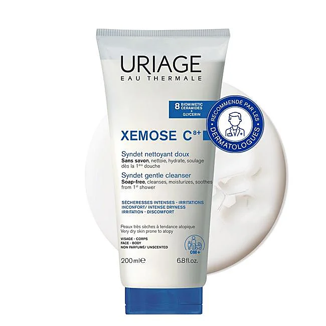 XEMOSE C8+ Syndet de Uriage (17,50 euros).