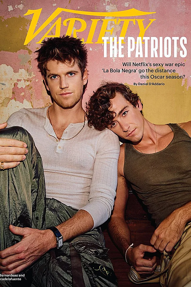 Miguel Bernardeau y Guitarricadelafuente en la portada de Variety.