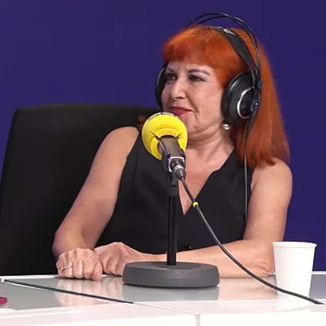 Loles León, during the interview,