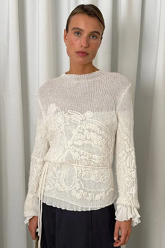 Jersey calado de Laagam (89,95 euros)