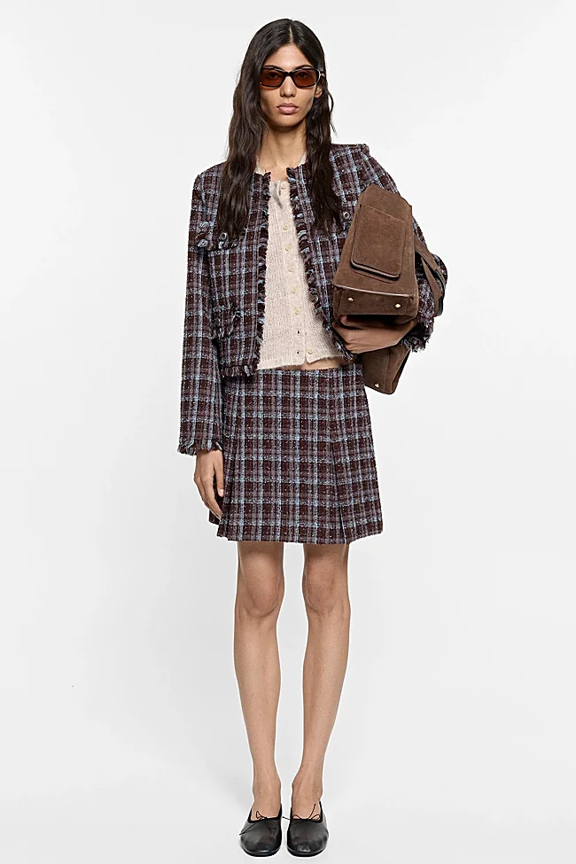 Conjunto con estampado de cuadros de Parfois