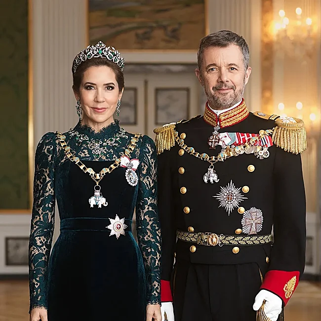 Los reyes Federico y Mary de Dinamarca.