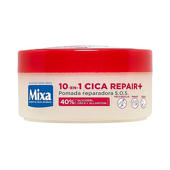 Bálsamo Reparador 10-en-1 Cica Repair+ de Mixa.