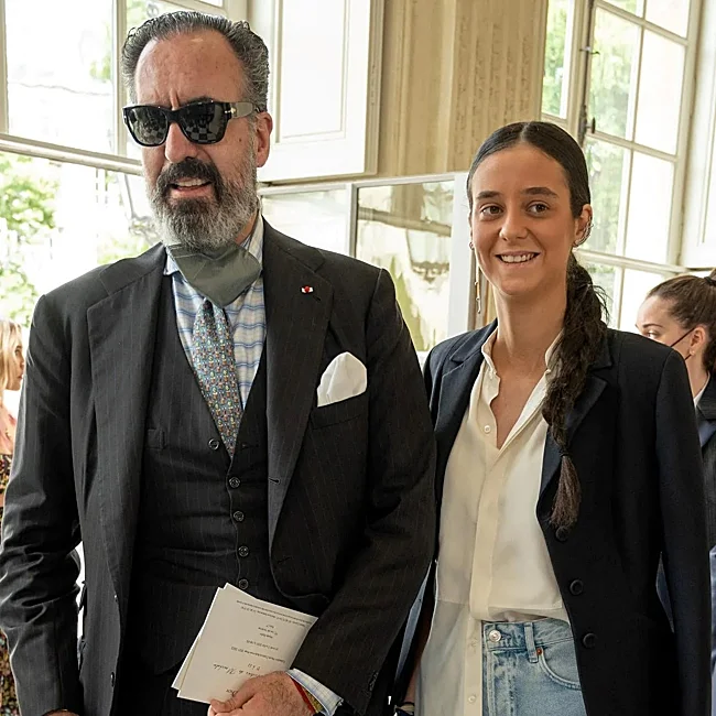 Jaime de Marichalar and Victoria Federica, at their Paris Fashion Week debut.